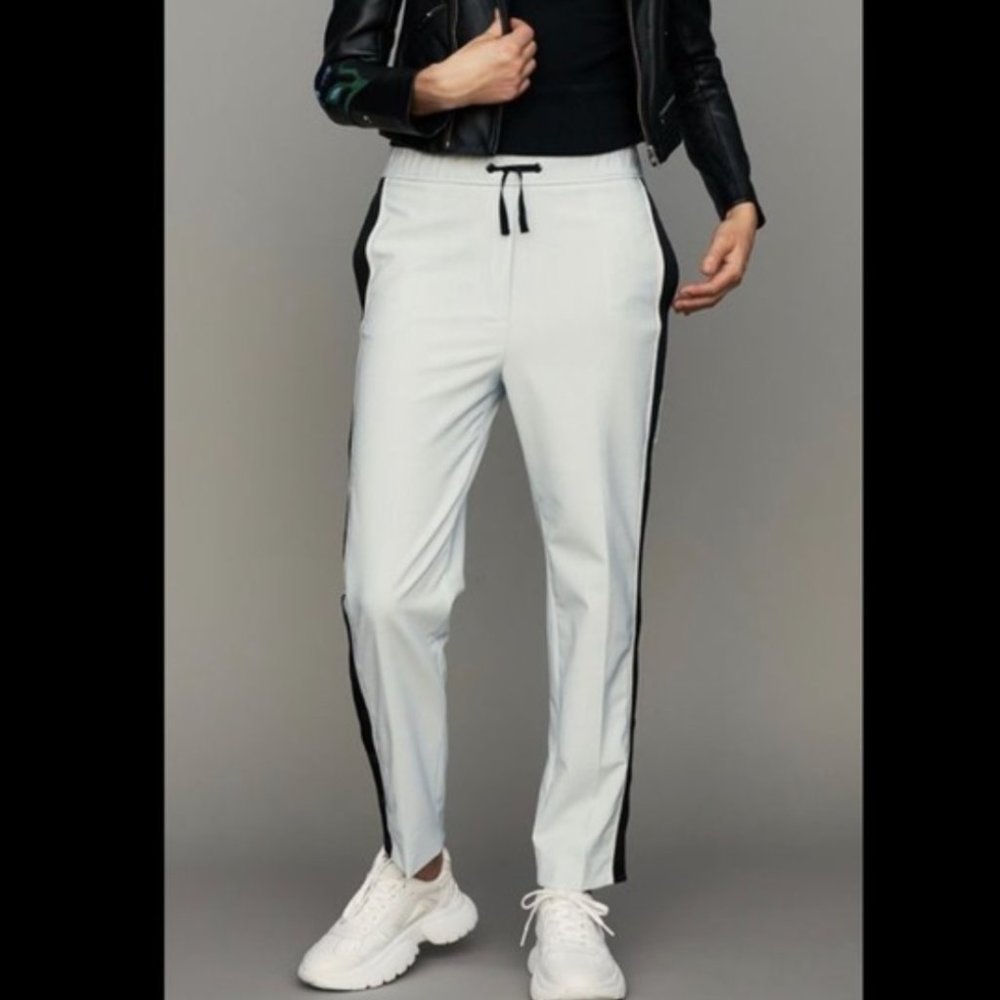 MAJE PARIS PAYOLI PANTS BLUE BLACK STRIPE